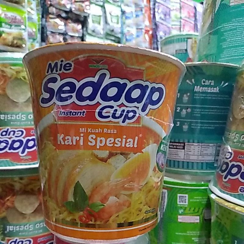 Mie Sedaap Cup Berbagai Variant 1 dus isi 12 Cup