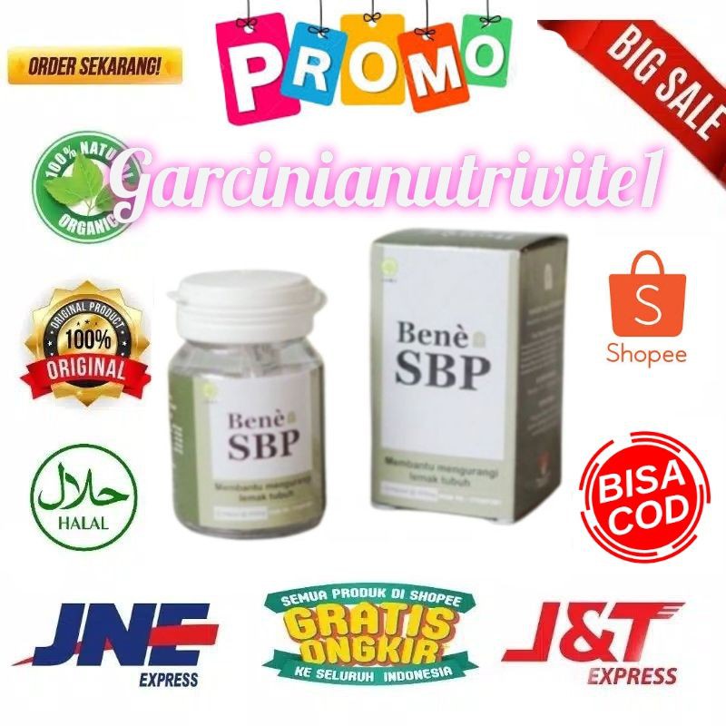 BENE SBP ( SLIM BEAUTY PRODUCT ) - Pelangsing Badan Ampuh - Obat Diet - Original 100%