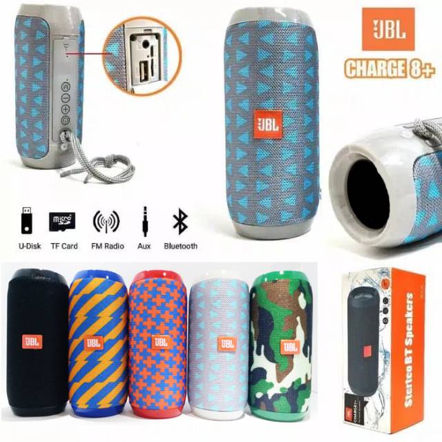 JBL Charge 8+ Mini Speaker Bluetooth Portable / Speaker TG 117 Bluetooth Super Bass-2