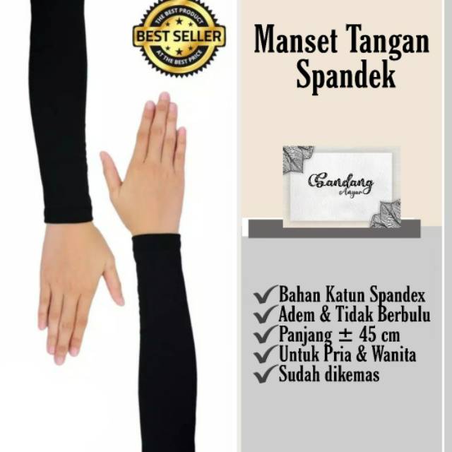 Manset tangan katun / Handsock katun / Daker tangan / Manset tangan polos