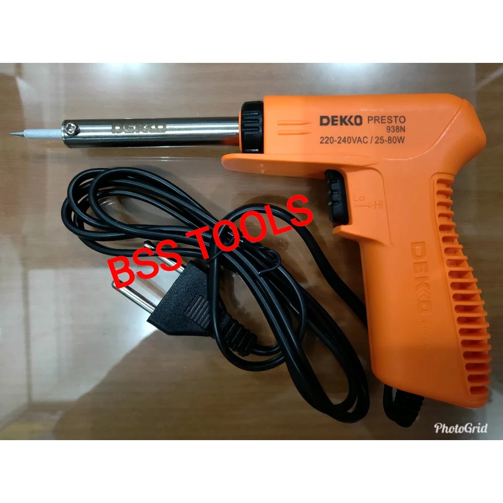 Solder Listrik Model Tembak Gun 25W - 80W 938N Deko Dekko