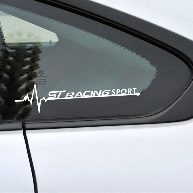 stiker ST Racing Sports buat kaca mobil,stiker JDM,stiker Kaca mobil