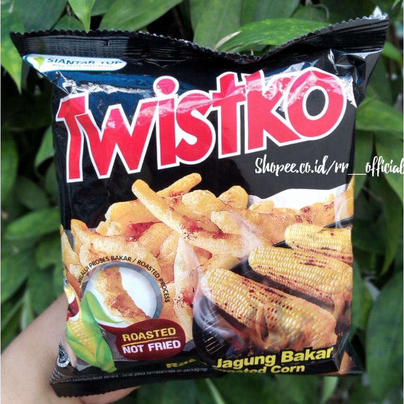 

Snack Rasa Jagung Bakar Gurih Asin Makanan Ringan Cemilan Stik Twisko