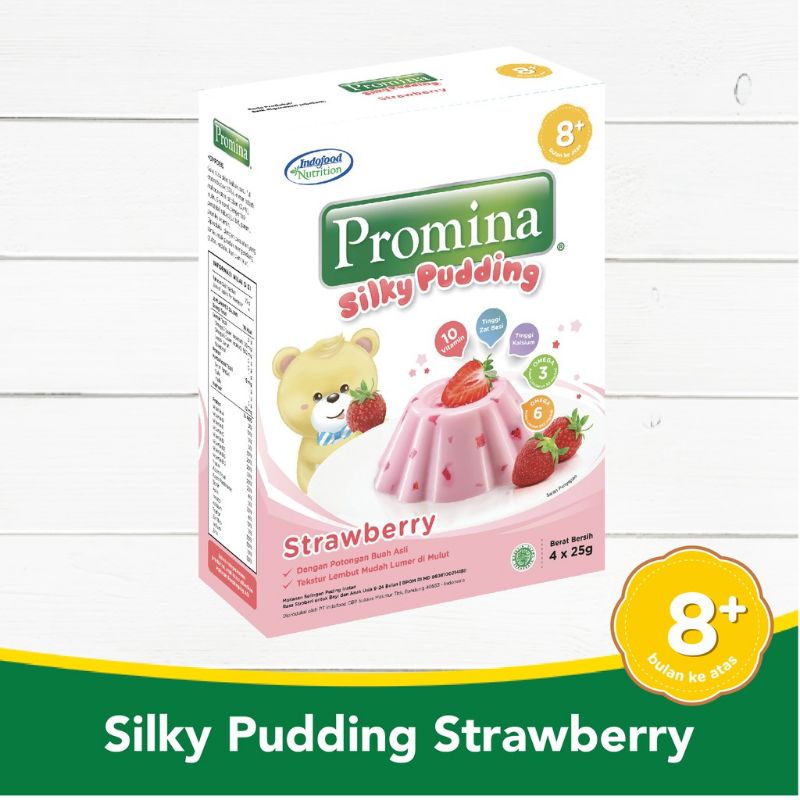 Promina Puding Strawberry dan Coklat 100gr