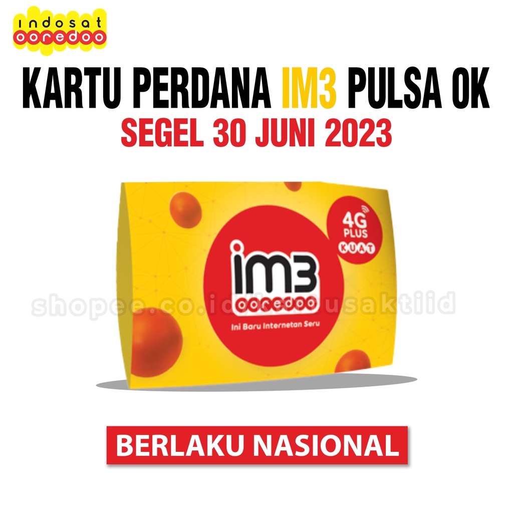 Kartu Perdana Indosat 0k SEGEL Segel Panjang Kartu im3 Indosat Kartu Perdana Indosat Kartu Prabayar Perdana Im3 Indosat ooredoo