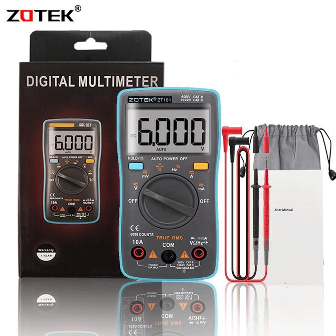 AVOMETER DIGITAL ZOTEK ZT101 / MULTITESTER DIGITAL ZOTEK ZT 101