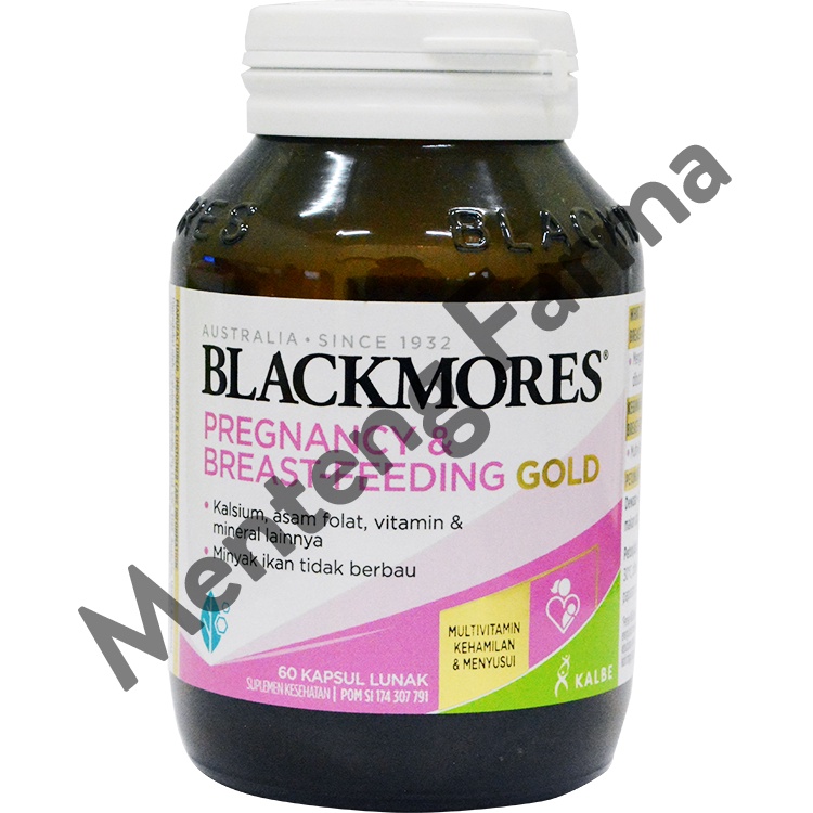 Blackmores Pregnancy &amp; Breastfeeding Gold - Isi 60 Kapsul