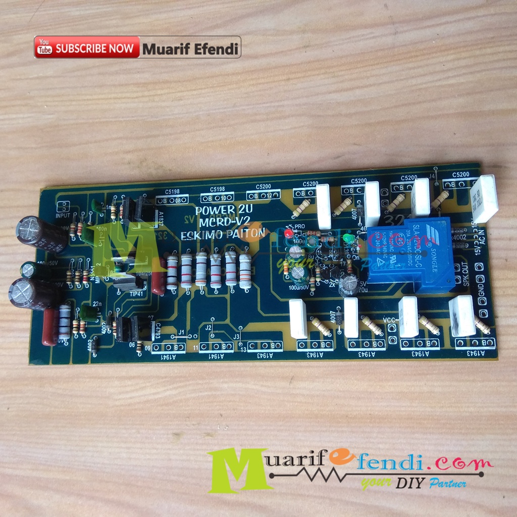 KIT Power Amplifier MCRD V2 TEF ESKIMO 2U 20cm LOW SUB