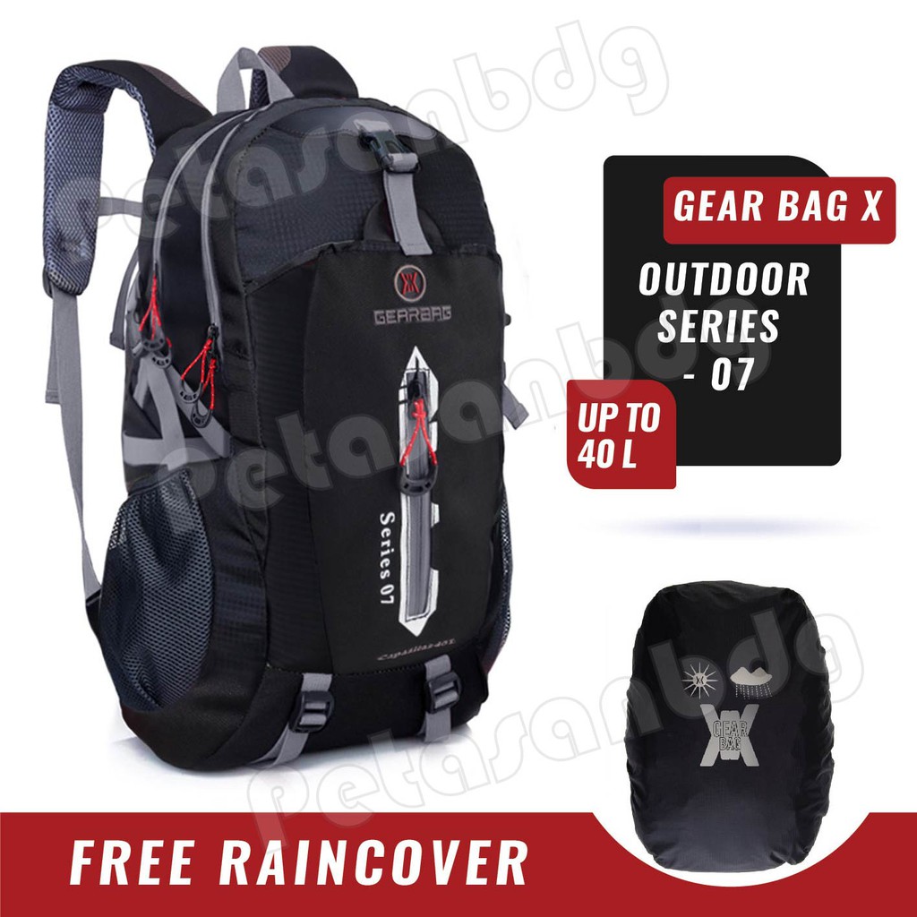 PTS -Gear Bag X Infinity.PTS 13095 Durable 40L Resistance + Raincover