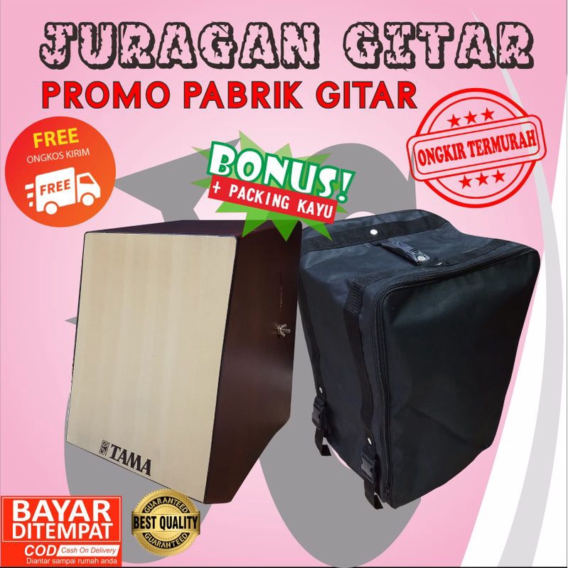 cajon kotak bonus packing kayu