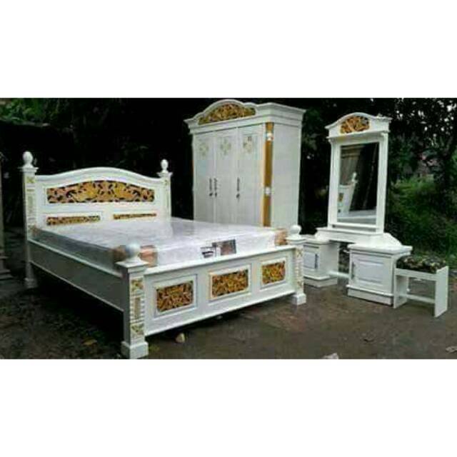 Kamar set ukir rahwana kayu jati