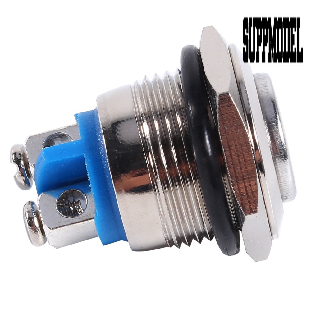 Tombol Tekan ON / OFF Klakson Mobil 12V 16mm Bahan Metal Anti Air