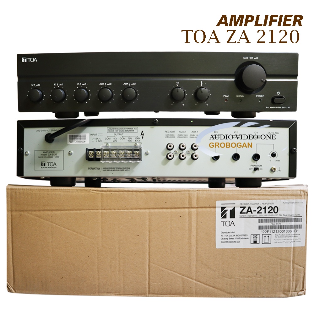 Jual Amplifier Toa ZA 2120 Ampli Untuk Corong dan Spiker Columb Bok ZA