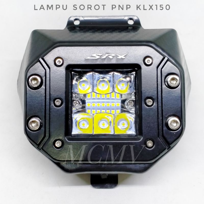 LAMPU REFLEKTOR HEADLAMP SET DEPAN LED SRX CRF / KLX BF / WR / LAMPU SOROT DEPAN SRX CRF150 KLX150 WR155 150 155 Carbon