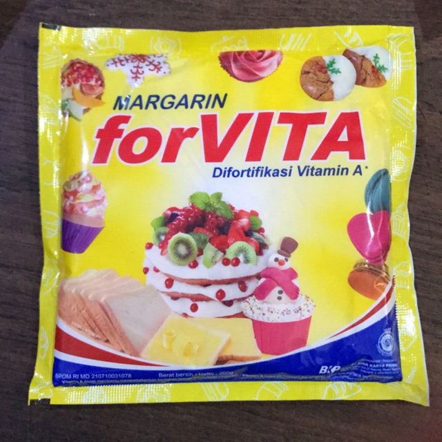 

Mentega Forvita Sachet 60x200gr - Gosend Only!!