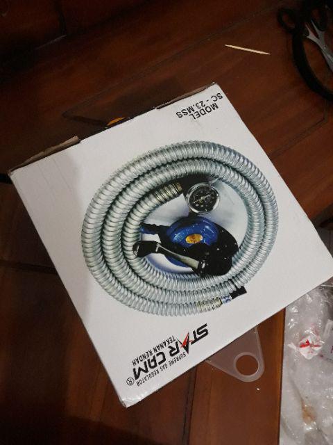 Star Cam Sc-23mss Regulator Kompor Gas Dengan Selang