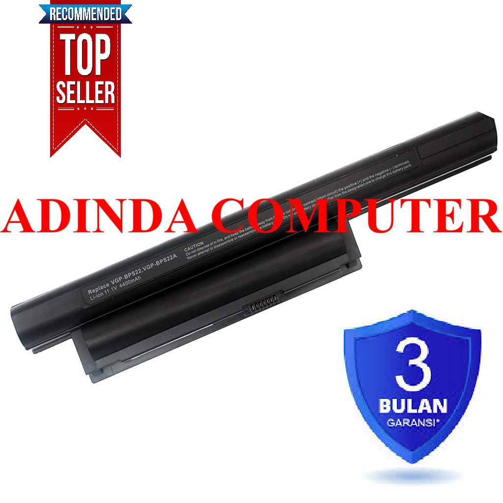 Baterai SONY VAIO BPS22 EB13 EB15 VGP-BPL22 VGP-BPS22 VPCEF