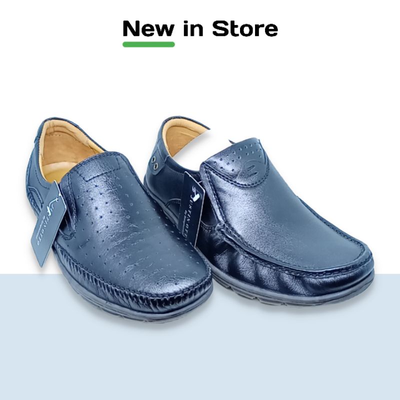 Sepatu Pria Casual Justin Otto Asli kulit Original