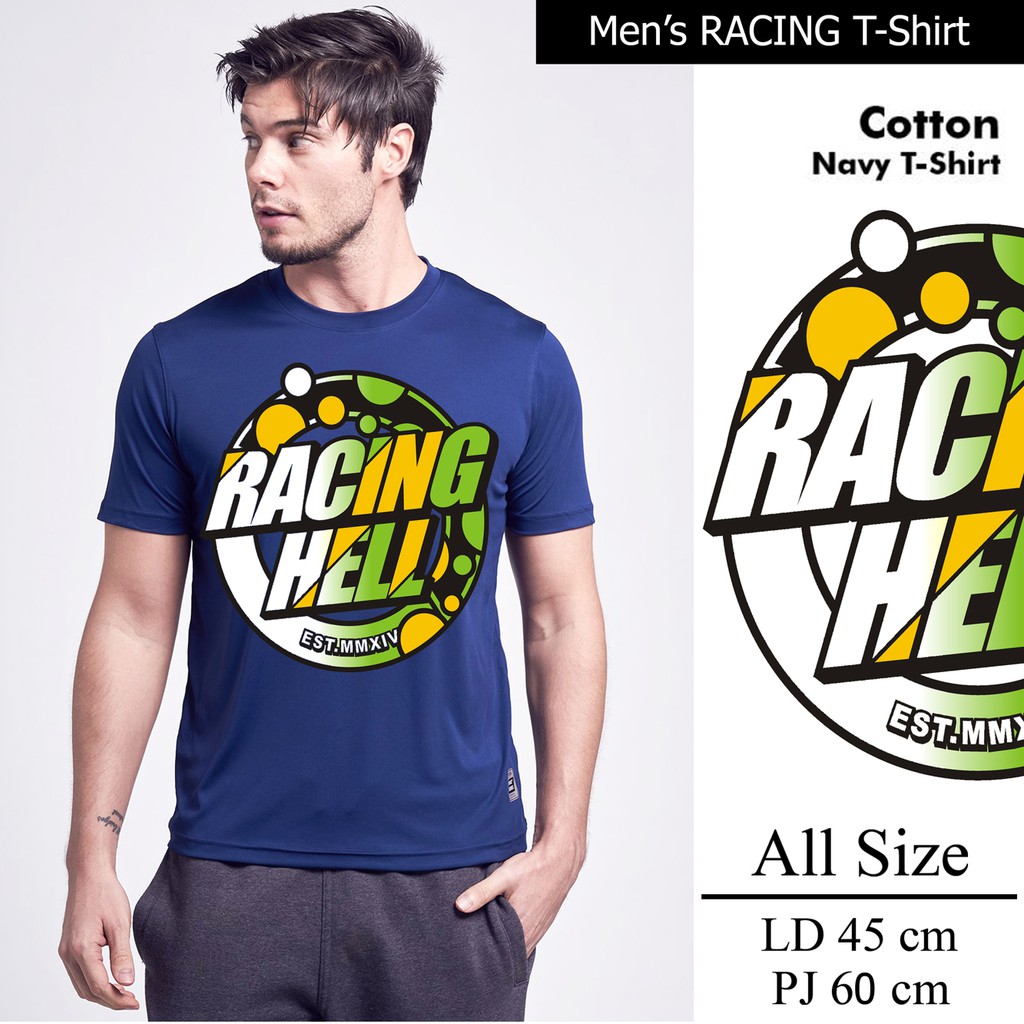 Bess - Kaos Distro Pria Murah / Kaos Pria RACING HELL 05