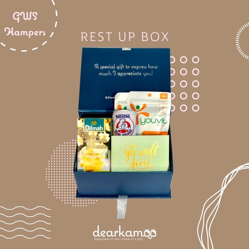 

Rest Up Box / Get Well Soon Hampers / Kado Isolasi Mandiri / Kado Lekas Sembuh