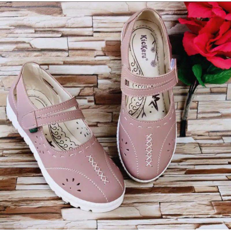 sepatu kickers wanita casual murah jumbo 41_45/ Aulia 47