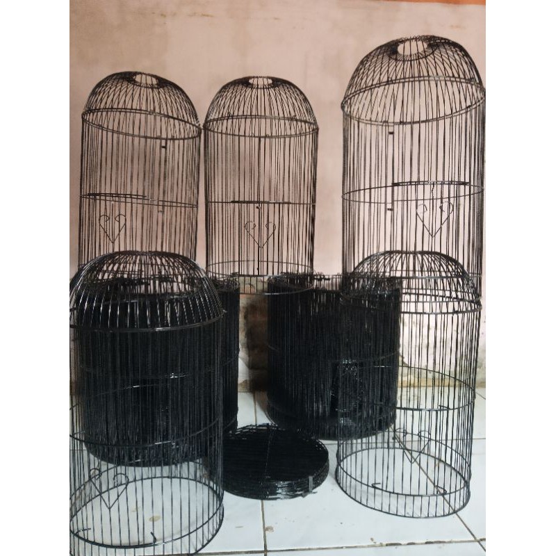 sangkar besi helopet pleci (ref)