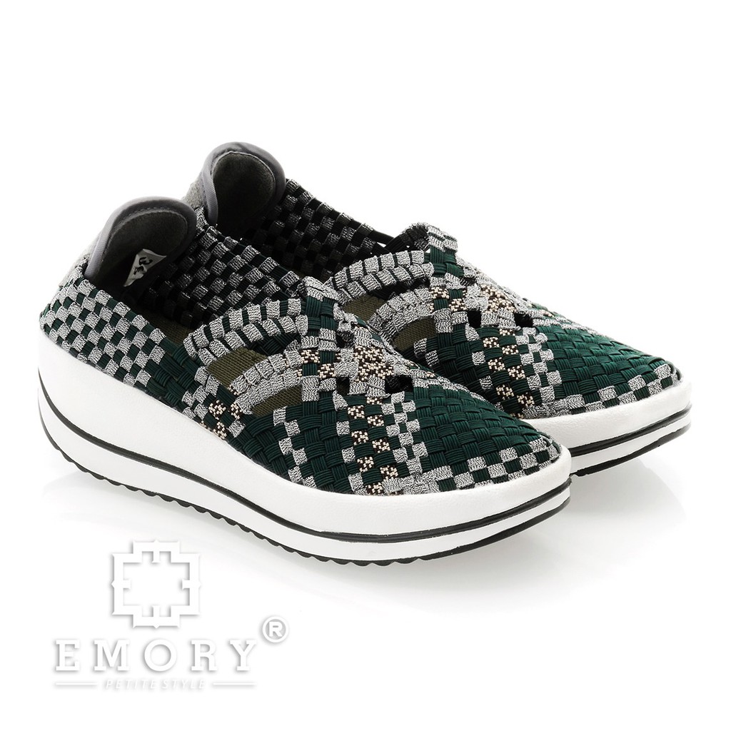 EMORY ATTYA #QQEMO803 / SEPATU WEDGES WANITA RAJUT BATAM MURAH