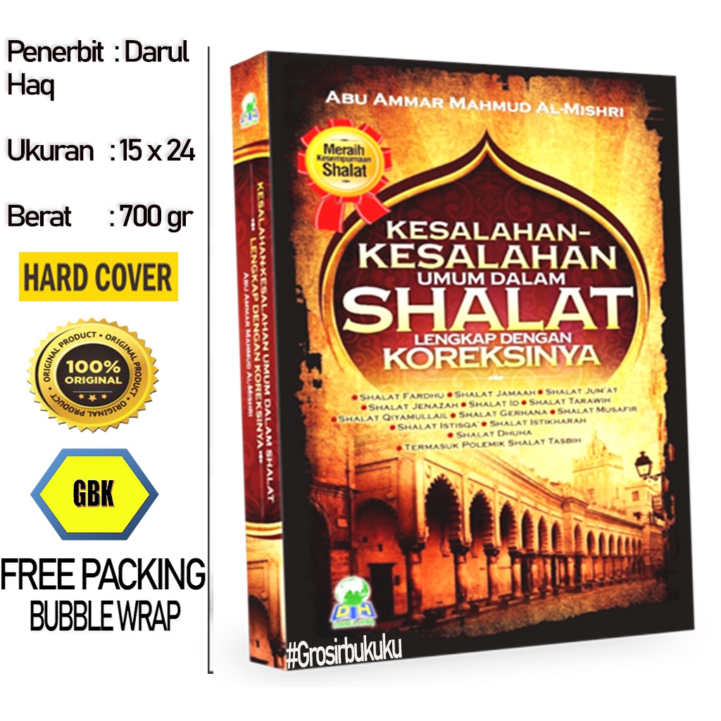 Buku Kesalahan-Kesalahan Umum dalam Shalat Lengkap Dengan Koreksinya - Darul Haq