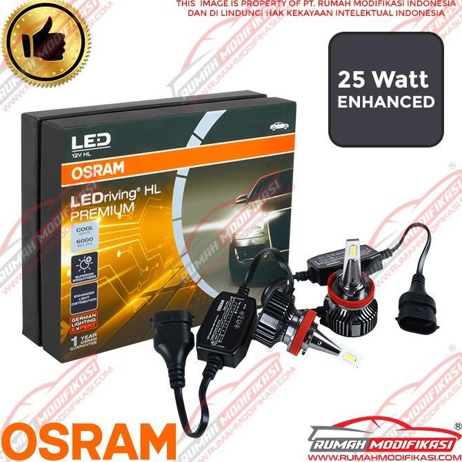OSRAM - PREMIUM LED DRIVING - H11 - 6000K PUTIH - 25 WATT