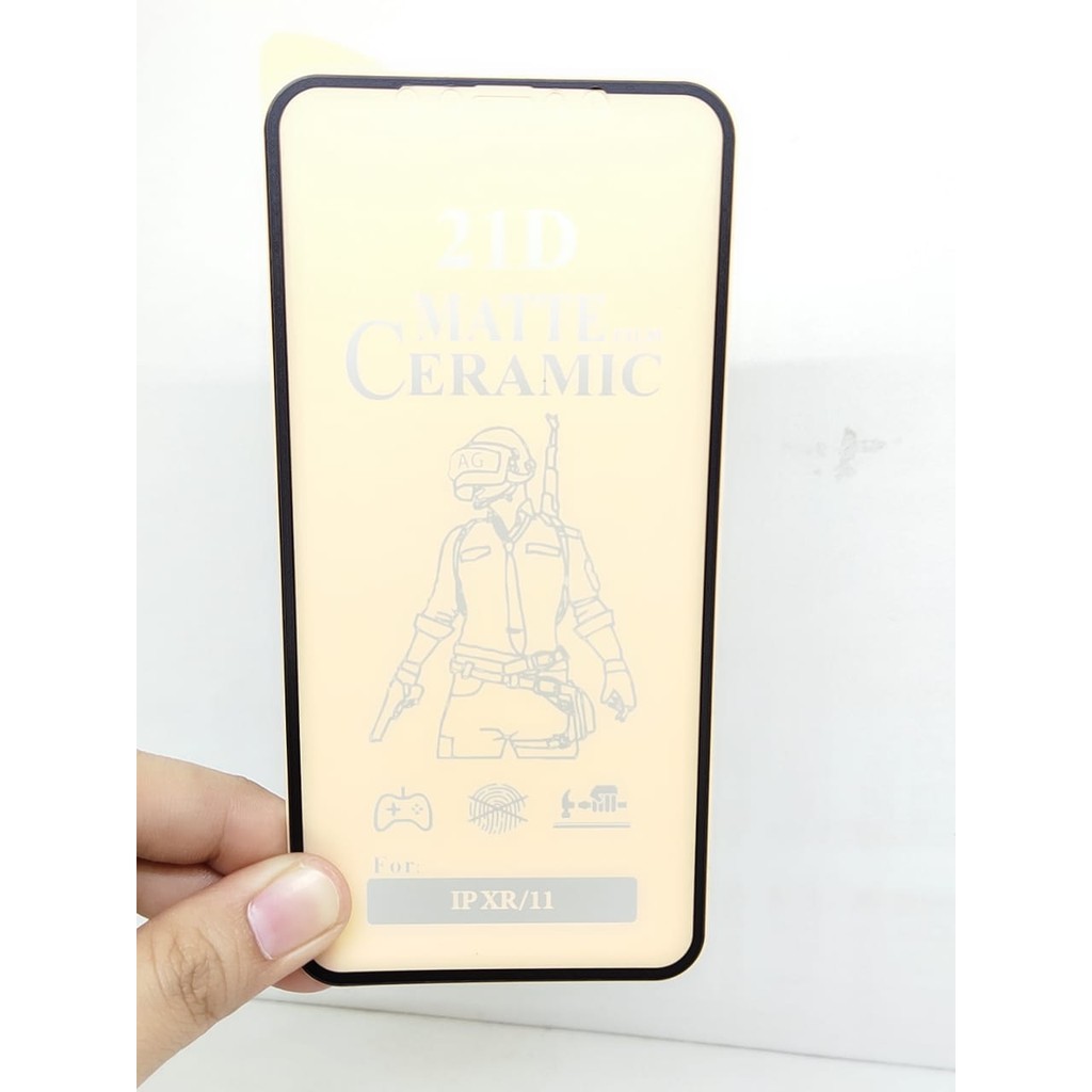 CMF Ceramic Matte iPhone X XS XR XsMax 11Pro 11 11ProMax Full Screen Anti Gores Keramik Anti Minyak