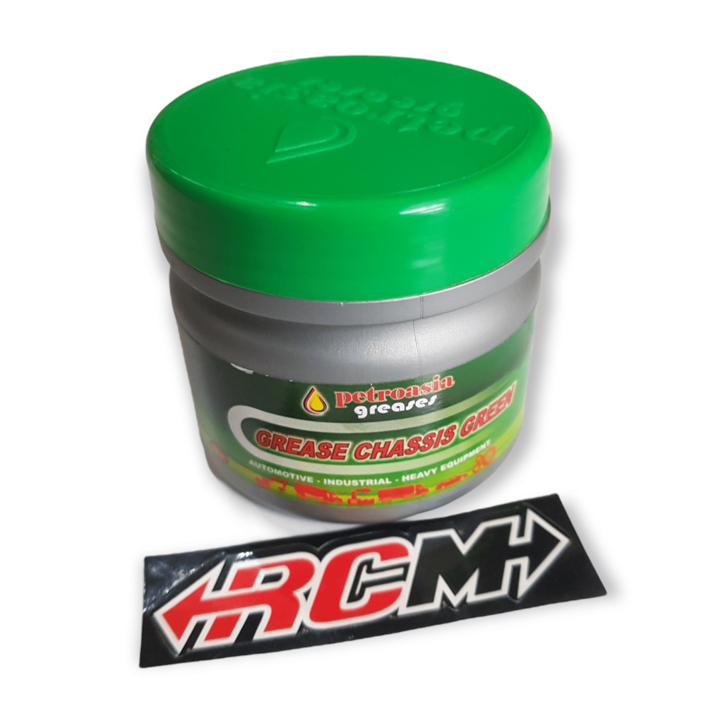 GEMUK STEMPET GREASE CHASIS CHASSIS GREEN HIJAU 100GRAM 100GR 100 GR GRAM SERBAGUNA LEMBUT DAN LENGKET ORI ORIGINAL PETROASIA ASLI