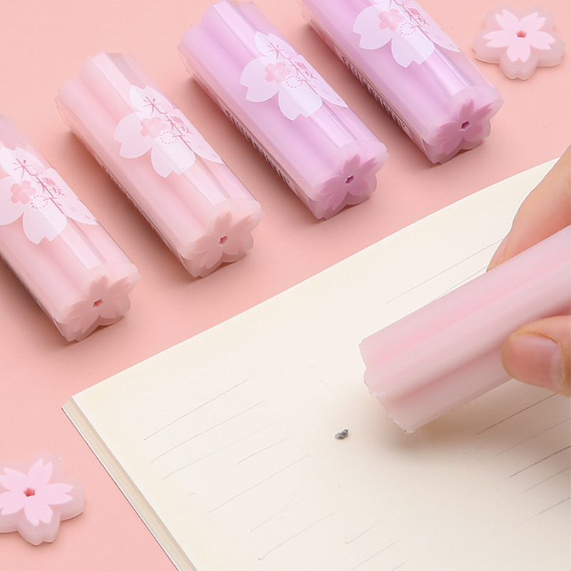 Deli 4b Penghapus Kreatif Bentuk Bunga Sakura
