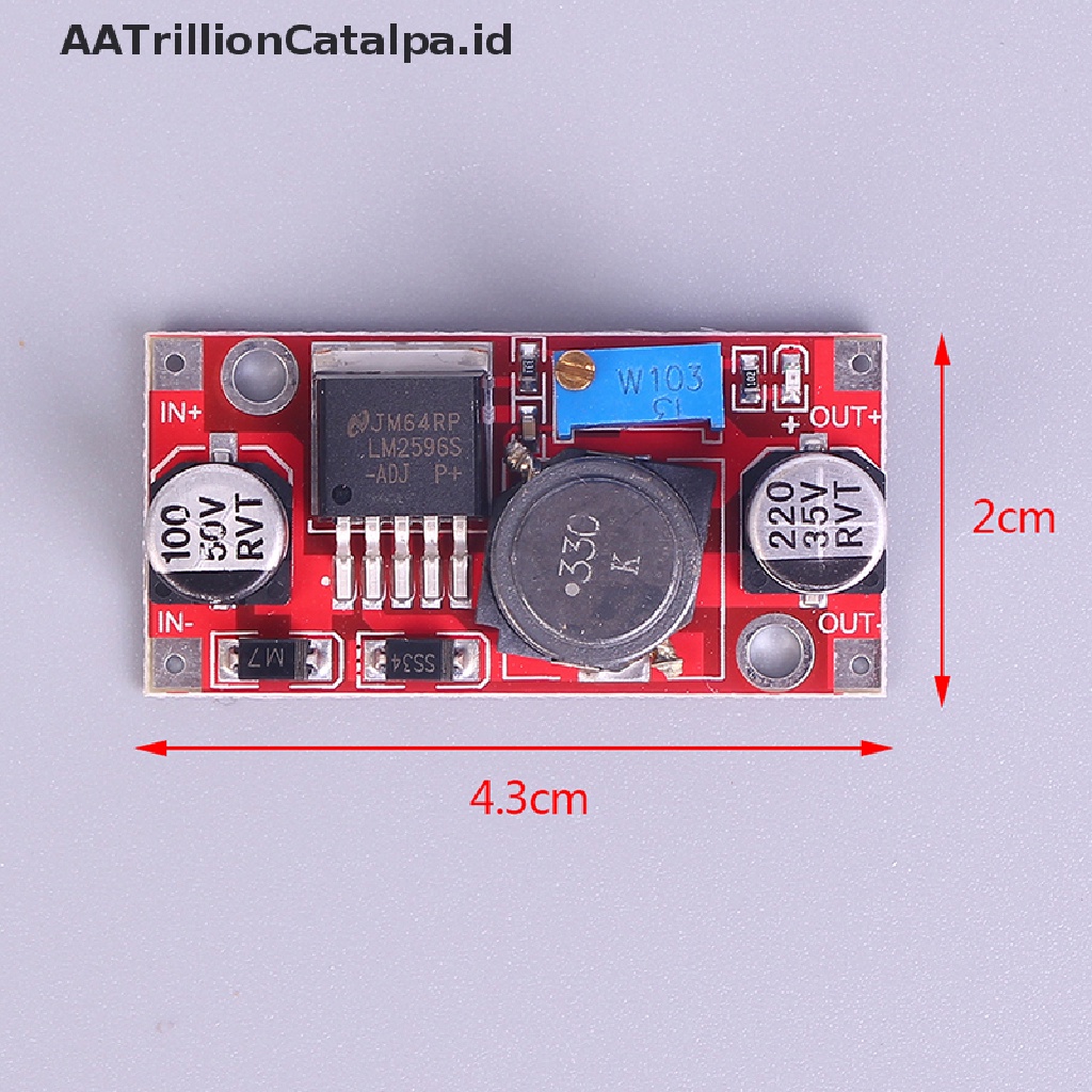 Modul Konverter Tegangan Step Up Down LM2577S LM2596S Power DC-DC