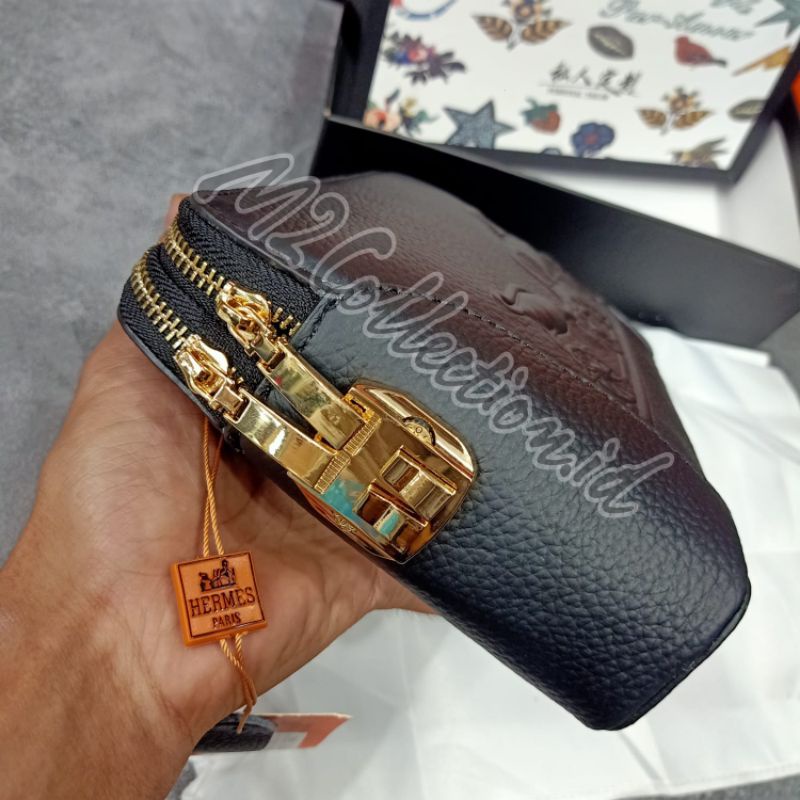 Handbag Kunci Kode Clutch Tas Tangan Kulit Asli Premium Import