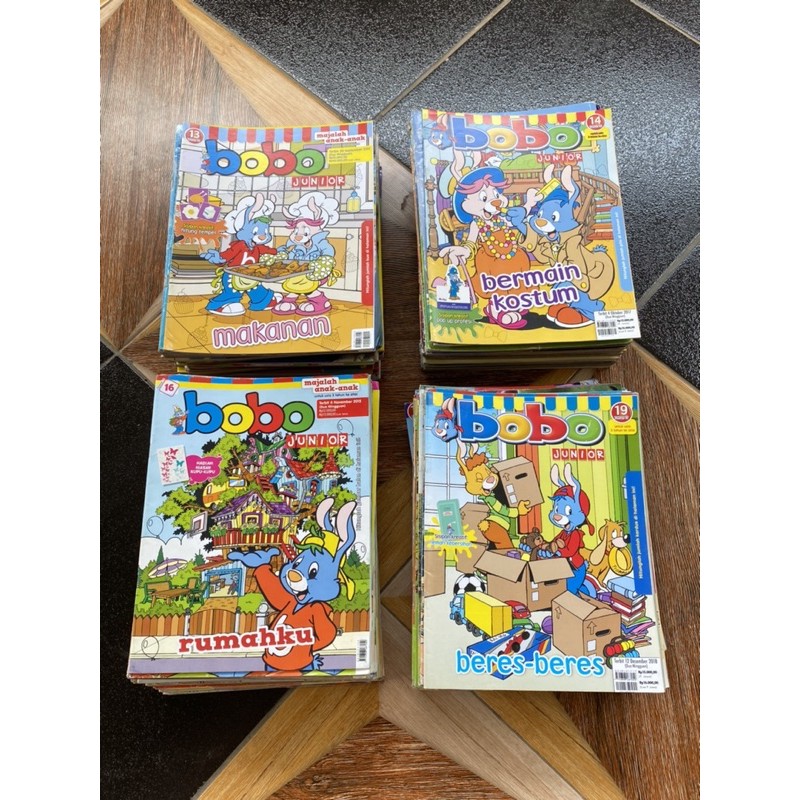 majalah bobo junior bekas mulus