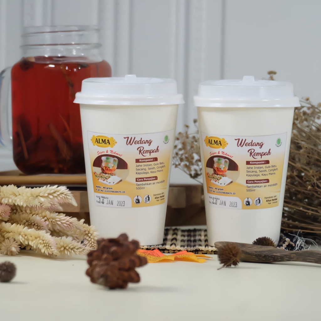

minuman rempah kemasan cup