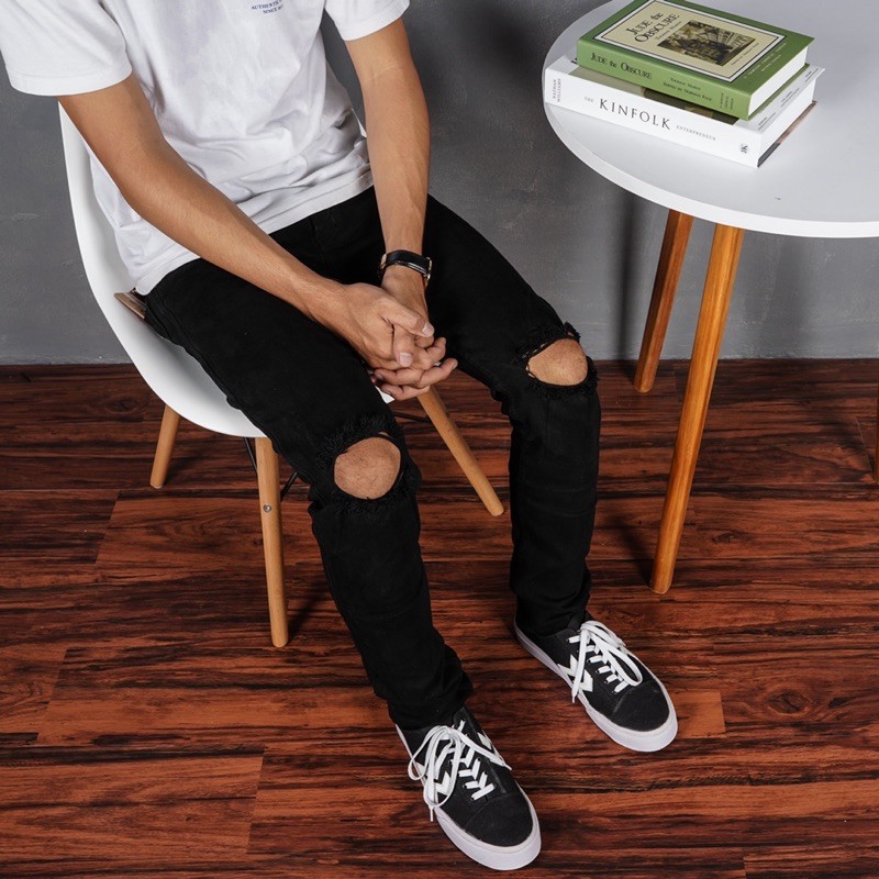 Celana panjang jeans sobek 120