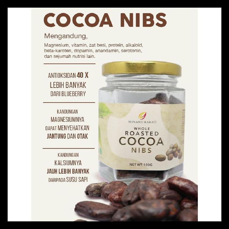 

Langsung Order Ya Kak!!! Organic Whole Roasted Cocoa Nibs - Super Food