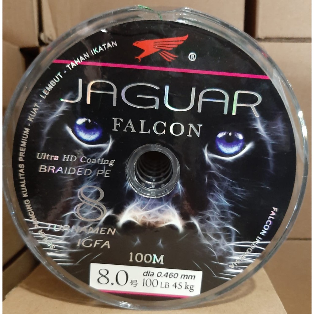 Benang PE extra kuat Falcon Jaguar x8