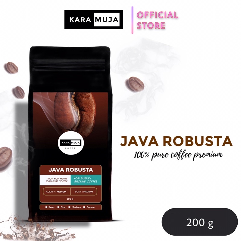 

KARAMUJA kopi java robusta premium 200gr