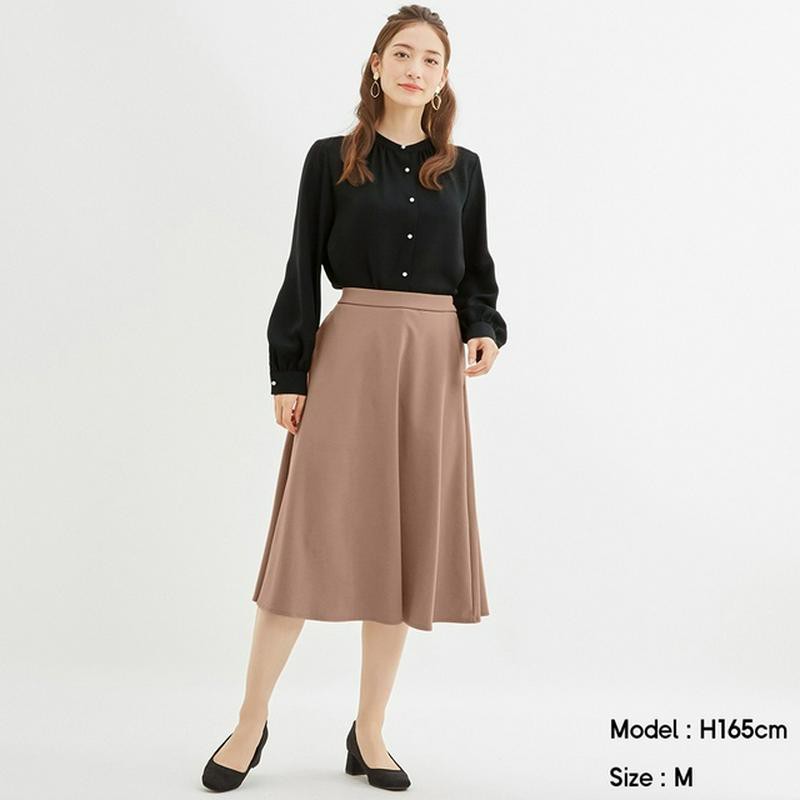UNIQLO GU Punch Flared Skirt