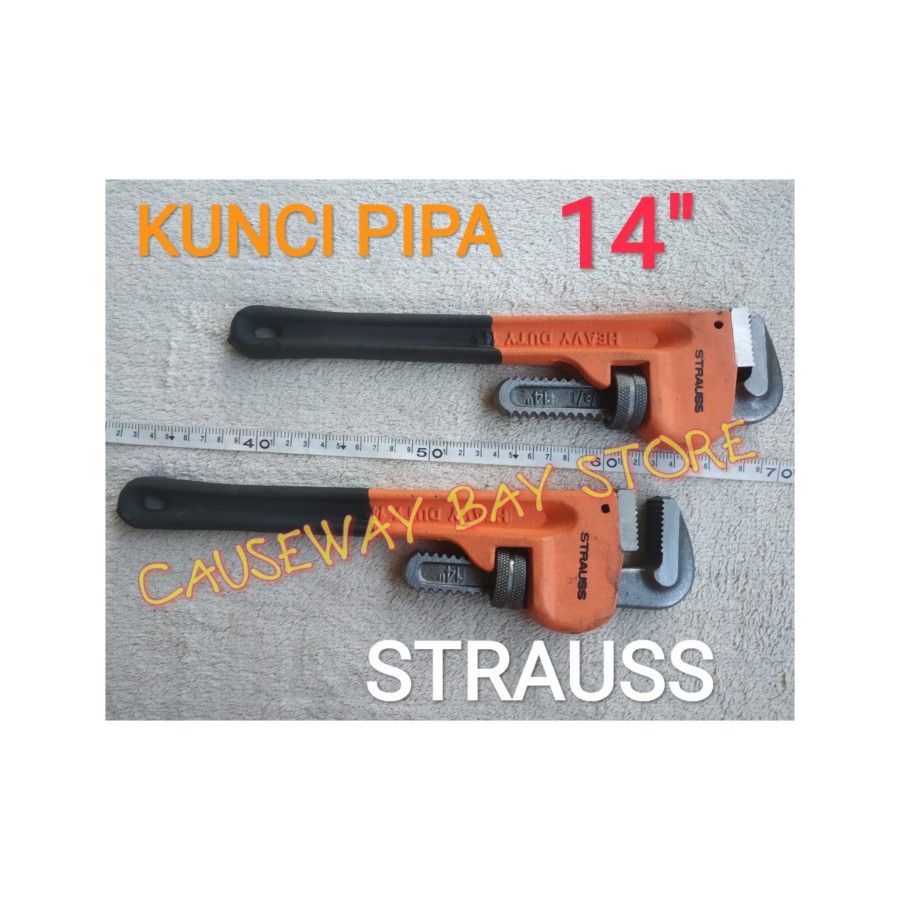 KUNCI PIPA 14INCH STRAUSS