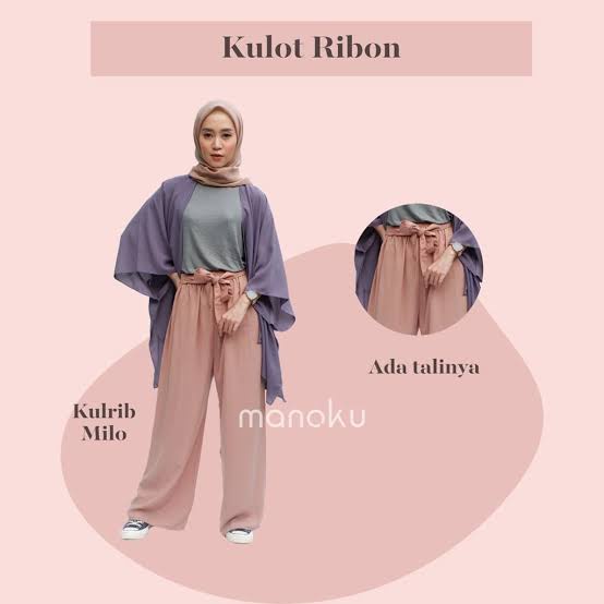 CELANA KULOT RIBBON PANST /panjang 90 cm. lingkaran paha 60 cm. Lingkaran pinggang : 50 melar sampai 80 cm. -/+ / CELANA KULOT / KULOT RIBBON / KULOT WOLFIS / CELANA KULOT WOLFIS PREMIUM / KULOT /