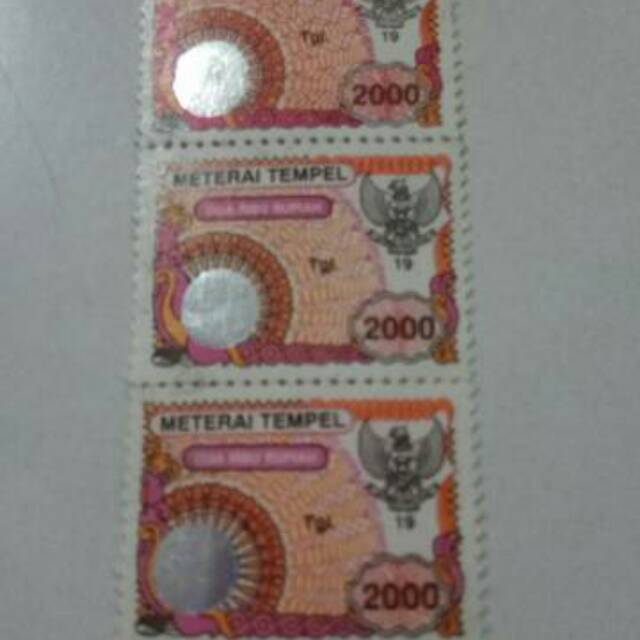 

MATERAI 2000 TAHUN 1996-1999