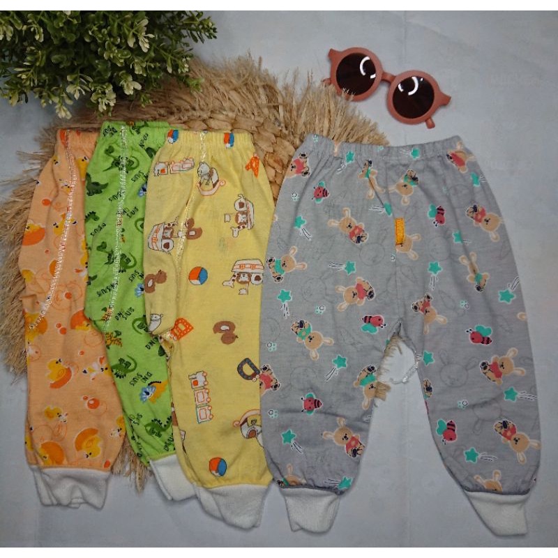 Usagi celana panjang bayi dan anak warna motif