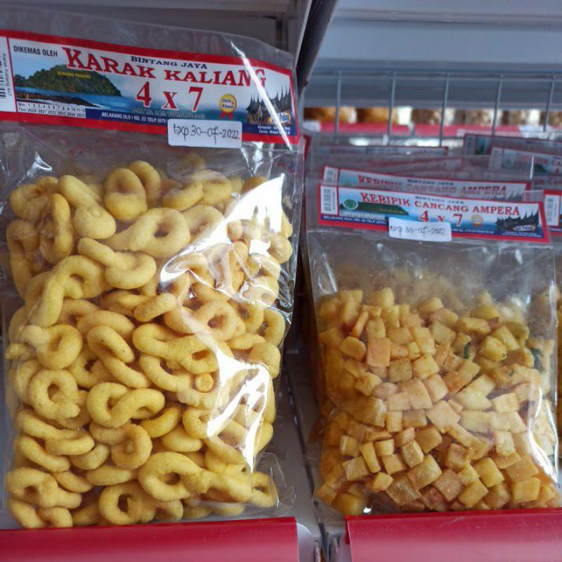 

snacks /cemilan jadul karak kaliang / cancang ampera