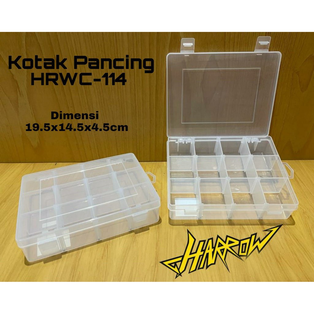 Kotak Pancing Lure Box Harrow Aneka Model-HRWC-114