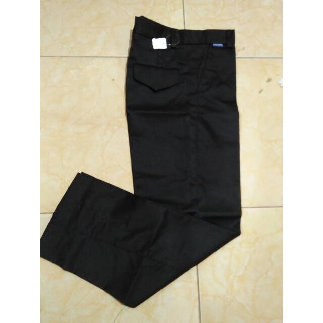 CELANA PANJANG HITAM/ CELANA HALUS UNTUK PUTRA  UNTUK SEKOLAH / KERJA BAHAN NAGATA DRILL