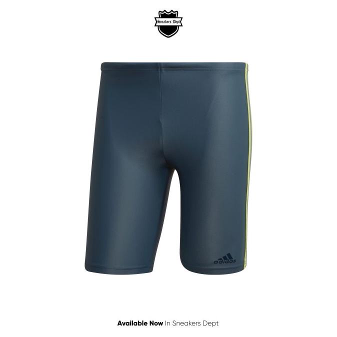 Celana Renang Pria ADIDAS FIT JAM 3-STRIPE LEGEND BLUE ORIGINAL