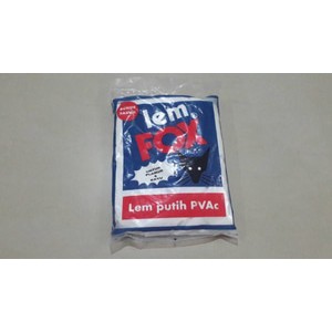 LEM FOX SACHET BIRU 600GR/ lem white latex glue wegabond slime thai